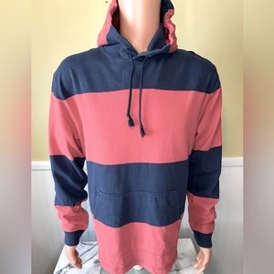 Rugby stripe hoodie from JCrew. Go back to campus in style-